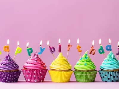 decoration, celebration, colorful, кекс, cupcake, день рождения, candle, cake, свечи, торт