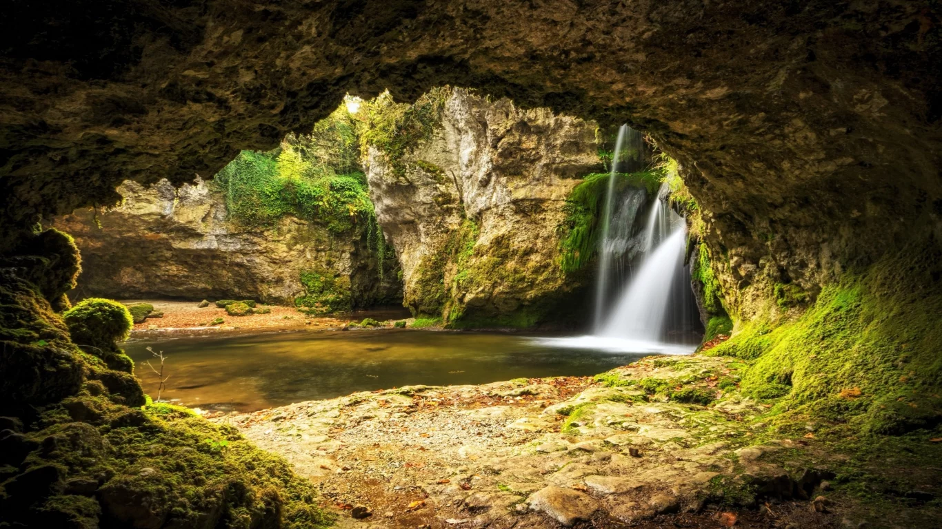 природа, река, водопад