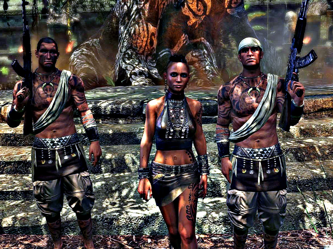 far cry 3, цитра, воины, охрана
