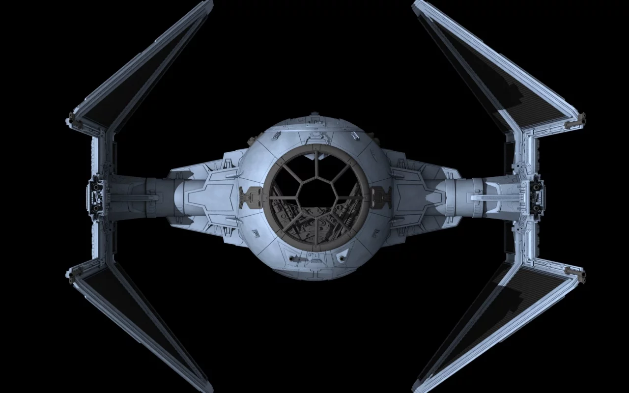 звездные войны, космолёт, перехватчик, star wars, spaceship, tie interceptor, stars, starship, alien, dark, force, space, see, nice, wid