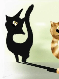 взгляд, когти, лапа, кот, котэ