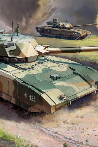 основной, боевой, танк, армата, т14, гвардия, пушка, 125мм, 152мм, арт, main, battle, tank, guard, armata, t14, art, gun, 125mm, 152mm, armed, combat, vehicle, rus, art, tank, combat, armor, armored, military, weapon, weapons, gun, dark, see, field,