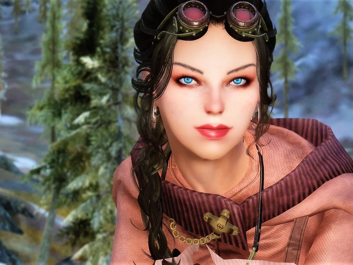 игры, девушки, skyrim