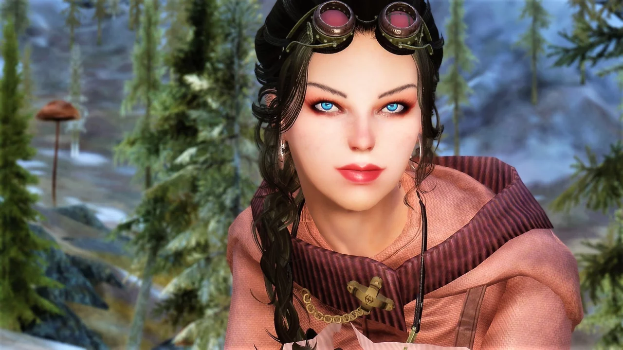 игры, девушки, skyrim