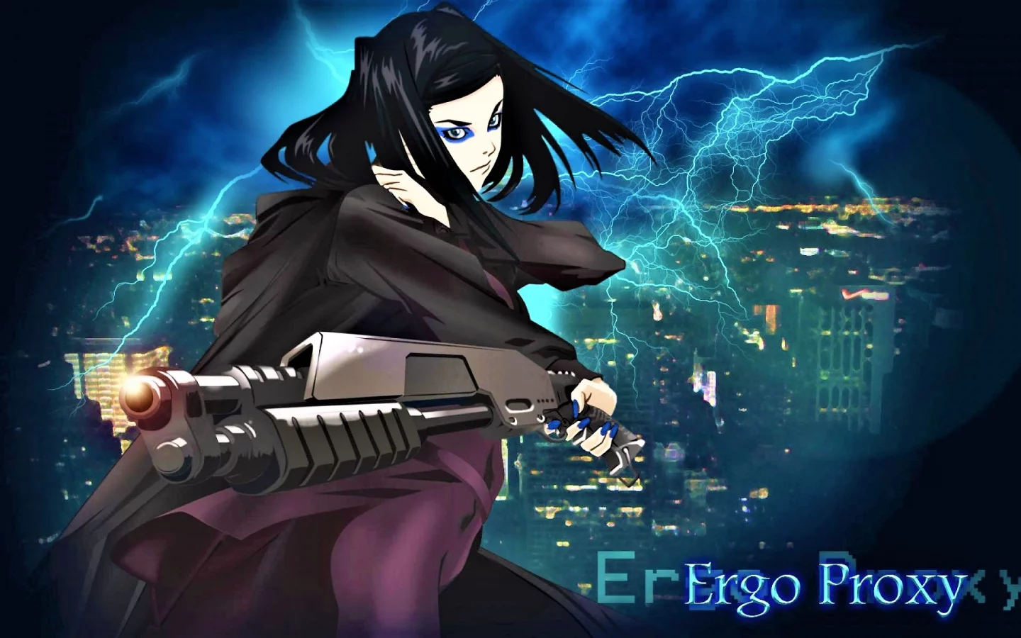 девушка, аниме, ergo proxy