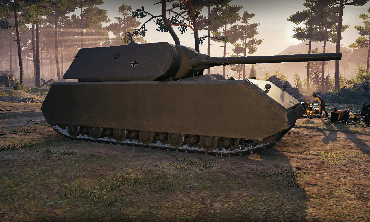 игра, арт, world of tanks, танк, немецкий, e 75, рассвет, солдаты, wargaming net
