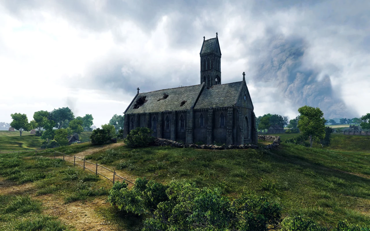 арт, world of tanks, map, карта, церковь, оверлорд, overlord, wargaming net