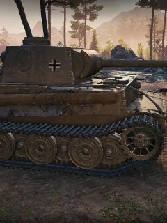 игра, арт, world of tanks, танк, немецкий, tiger 1, рассвет, солдаты, wargaming net