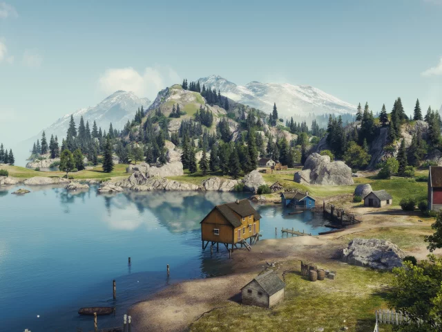 арт, world of tanks, map, карта, serene coast, тихий берег, горы, wargaming net