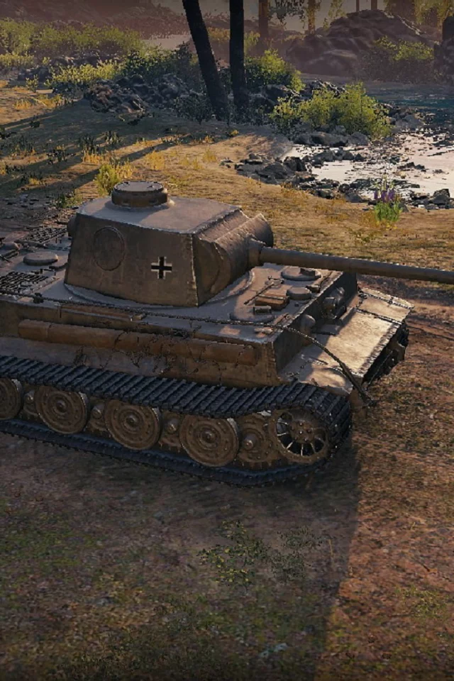 игра, арт, world of tanks, танк, немецкий, tiger 1, рассвет, солдаты, wargaming net