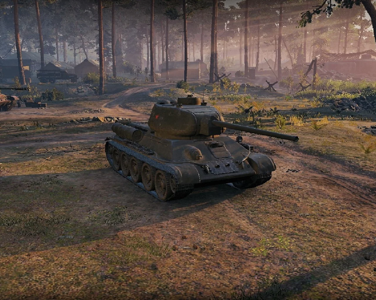 игра, арт, world of tanks, танк, ссср, т 34 85, рассвет, солдаты, wargaming net