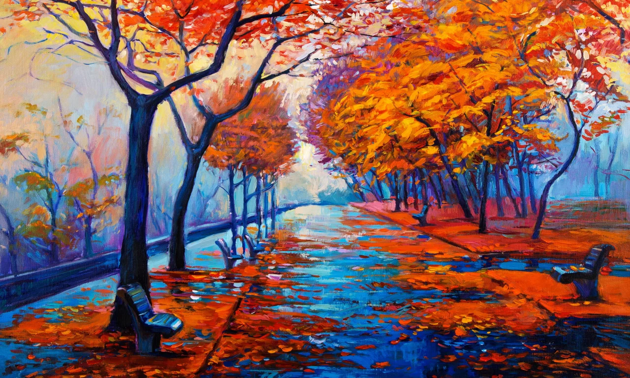 рисунок, краски
