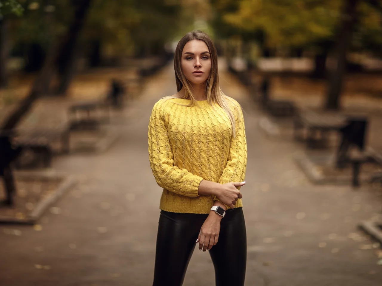девушка, модель, стройная, милая, милашка, красивая, леггинсы, обтяг