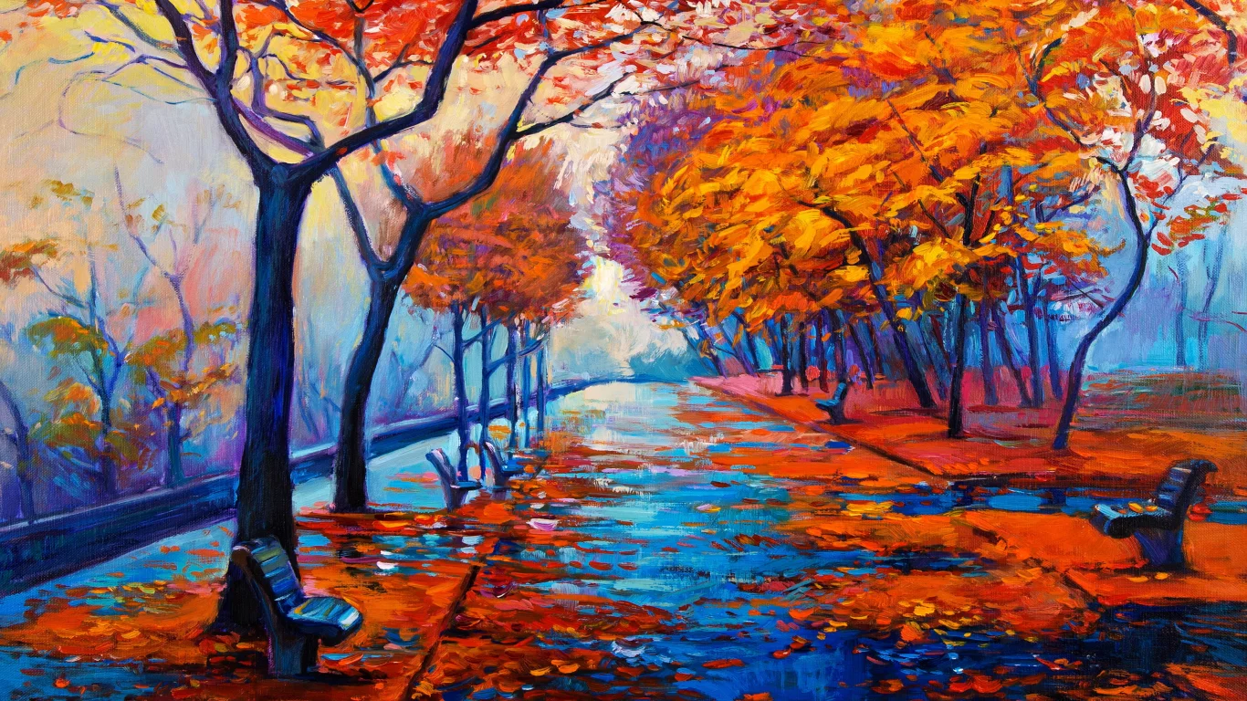 рисунок, краски