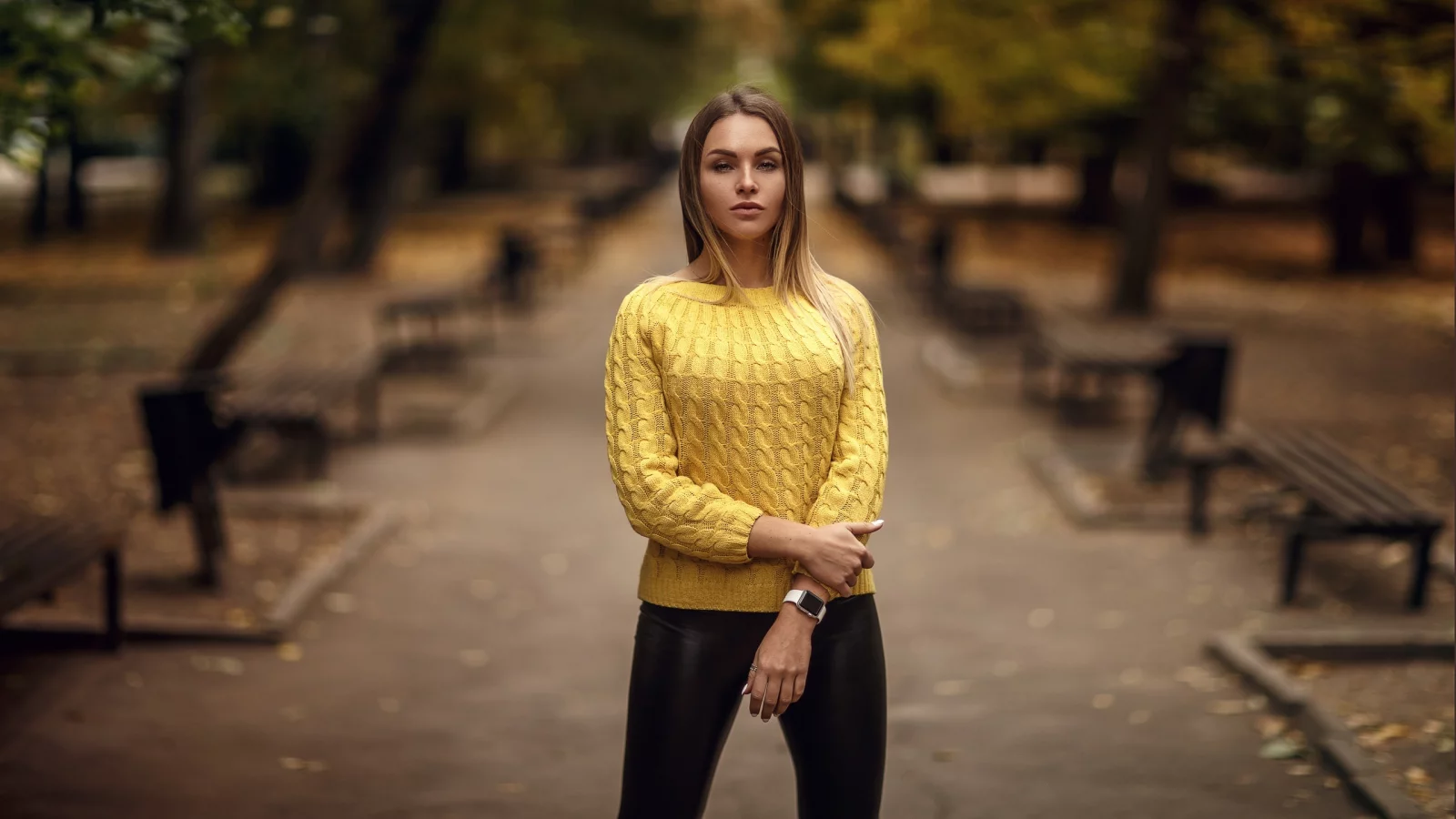 девушка, модель, стройная, милая, милашка, красивая, леггинсы, обтяг