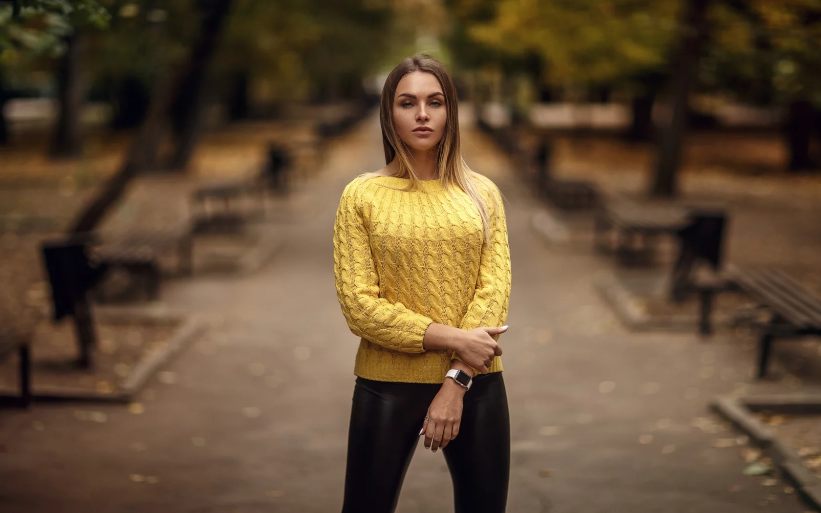 девушка, модель, стройная, милая, милашка, красивая, леггинсы, обтяг