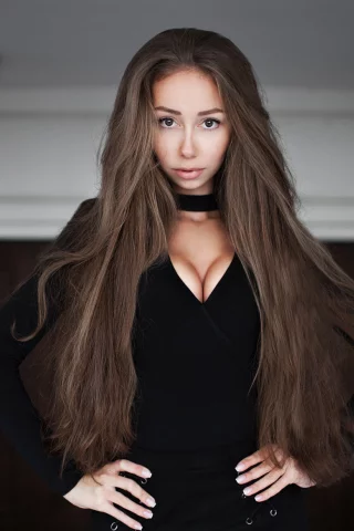 девушка, модель, стройная, милая, милашка, красивая, декольте, сиськи, грудь