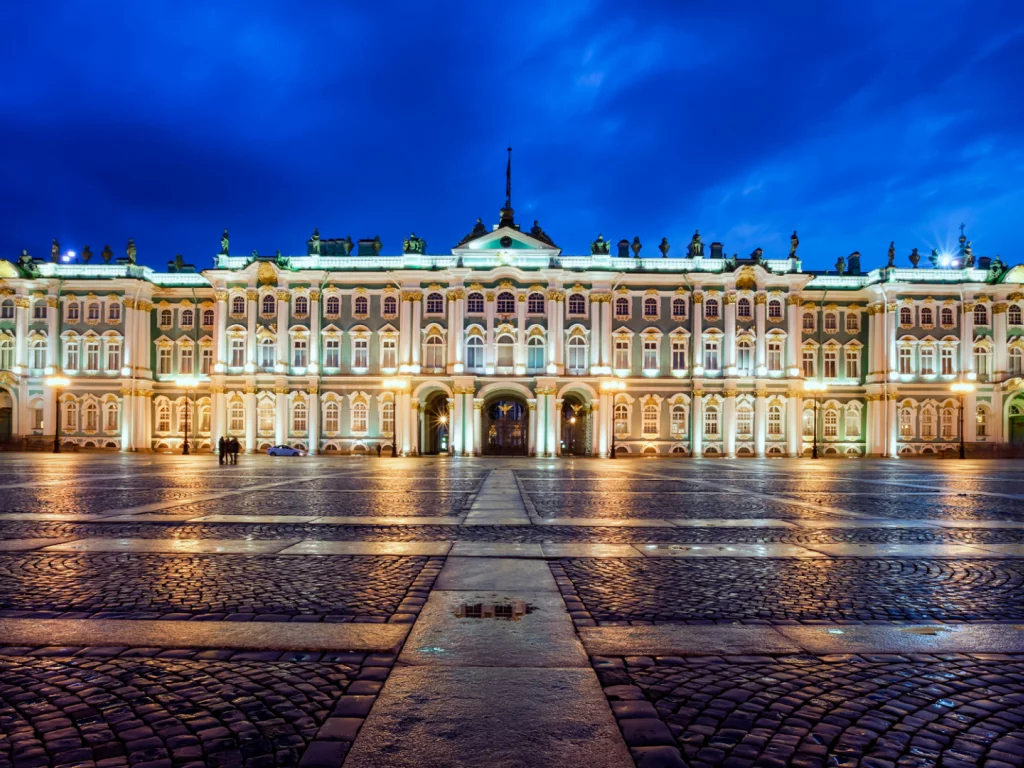 петербург, дворцовая площадь, питер ночью