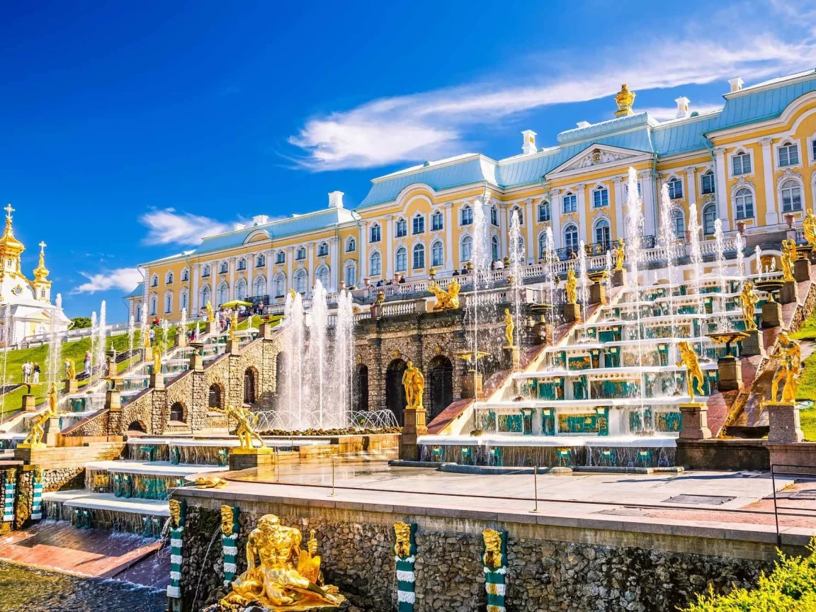 петербург, петергоф, фонтаны