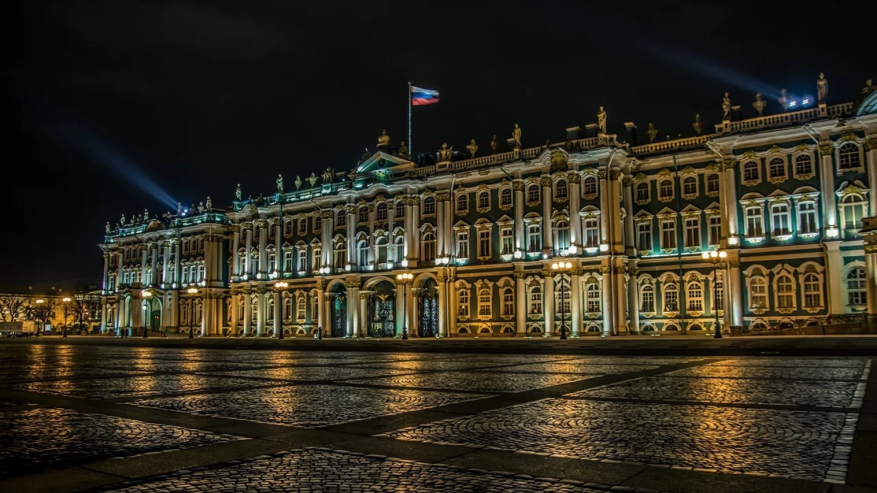 петербург, питер ночью, зимний дворец