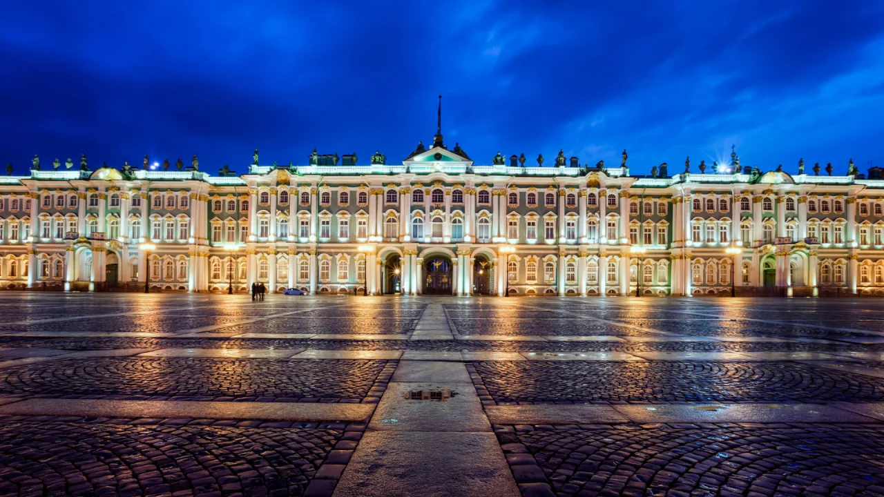 петербург, дворцовая площадь, питер ночью
