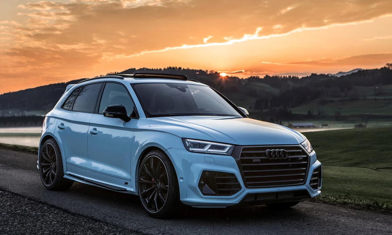 audi, sq5, abt, widebody, white