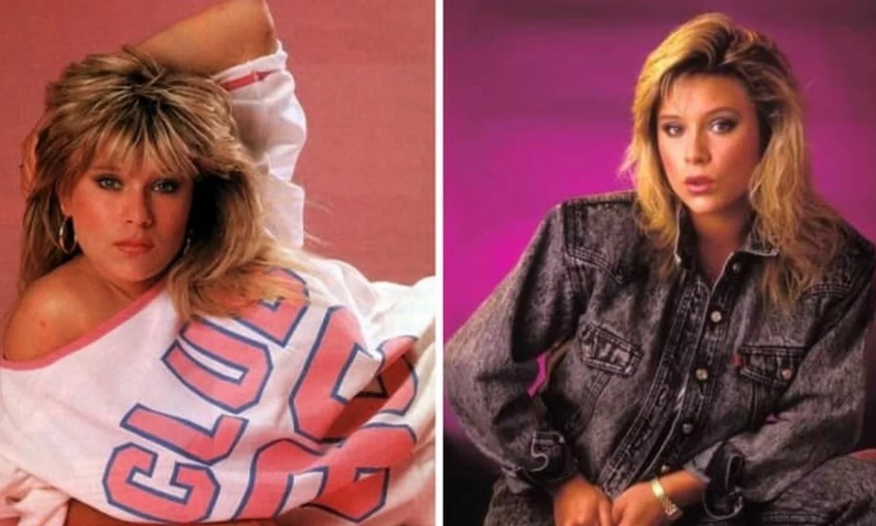samantha fox, саманта фокс, девушка, певица, ретро фото, макияж, грудь, красивые глаза, секс символ