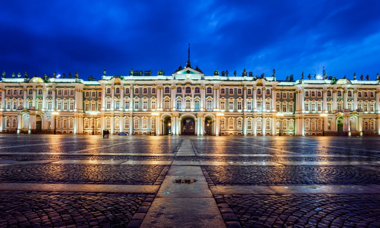 петербург, дворцовая площадь, питер ночью