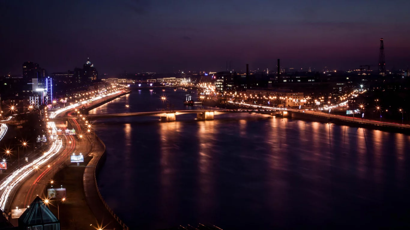 петербург, питер ночью, нева, огни