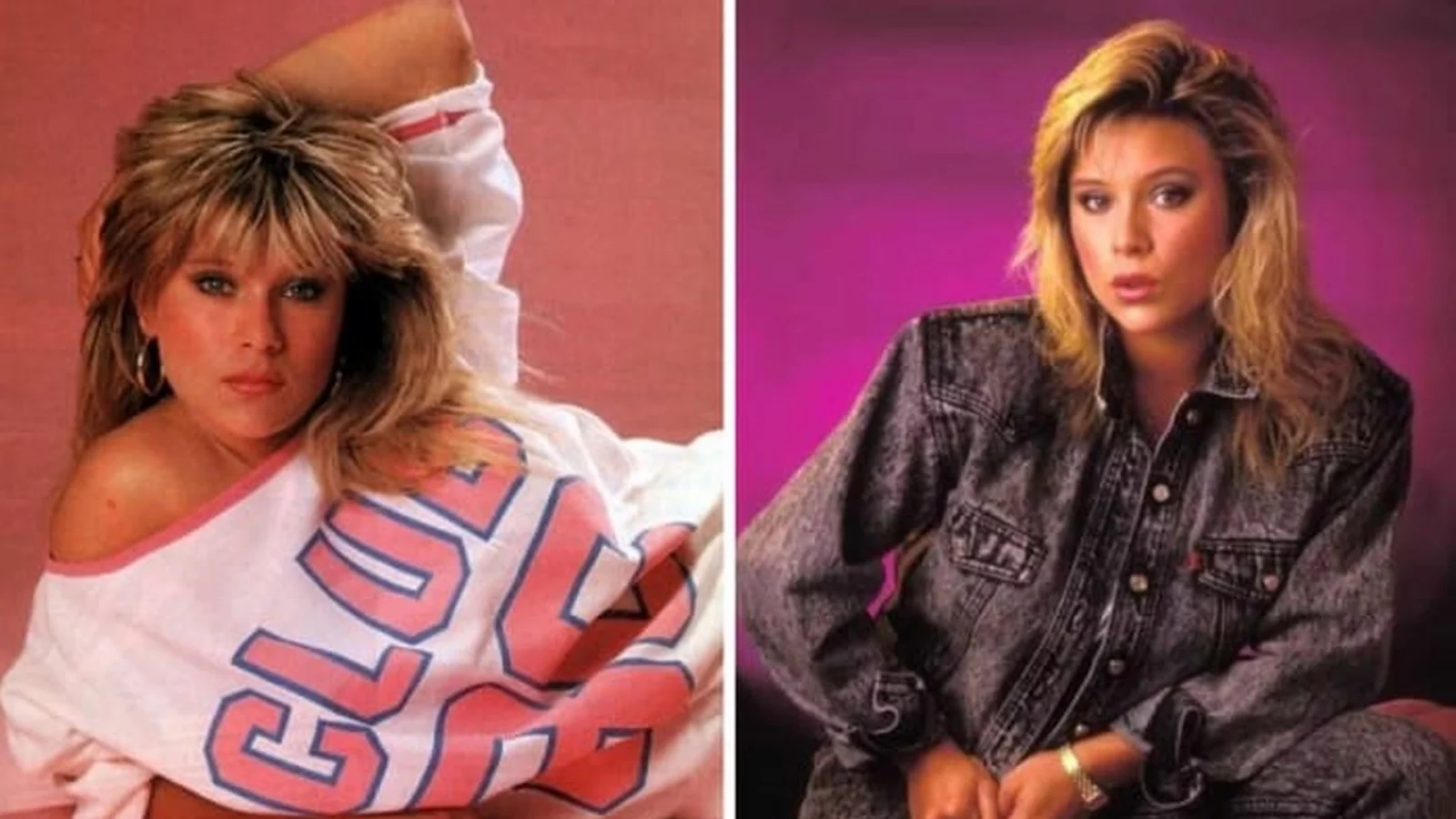 samantha fox, саманта фокс, девушка, певица, ретро фото, макияж, грудь, красивые глаза, секс символ