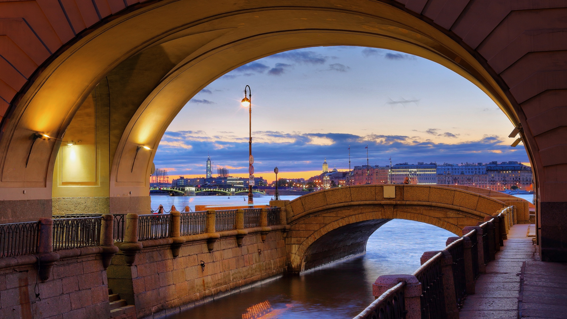 Дворцовый мост Санкт Петербург арт