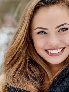 девушка, блондинка, макияж, русская девушка, улыбка, русская красавица