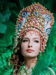девушка, русская красавица, девушка в кокошнике, макияж, девушка из сказки, русские традиции