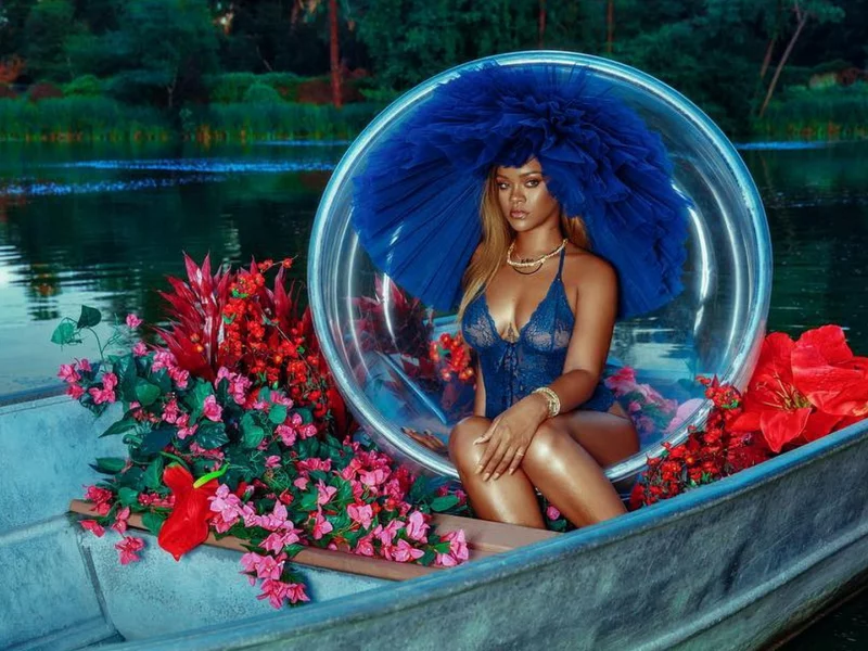 rihanna, девушка, певица, грудь, ножки, попа, трусики, шикарная фигура, брюнетка, макияж, красные трусики, ляжки, задница, красивая попа