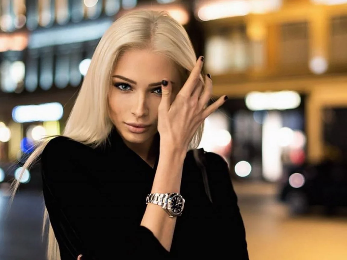 алена шишкова, девушка, блондинка, модель, макияж, прямые волосы