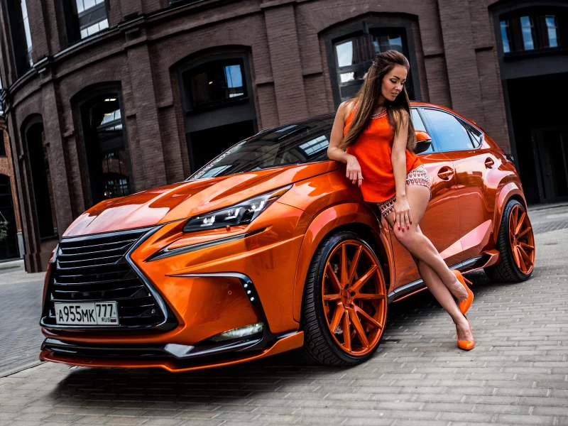 lexus, девушка