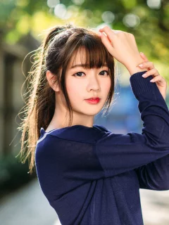 девушка, азиатка, xin xin