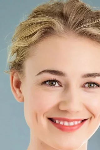 оксана акиньшина, девушка, блондинка, крупно, актриса, российская актриса, макияж, лицо