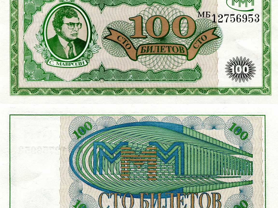 деньги, билеты, ммм, сто, 100, мавроди, развод, мошейник, купюры, зелёные