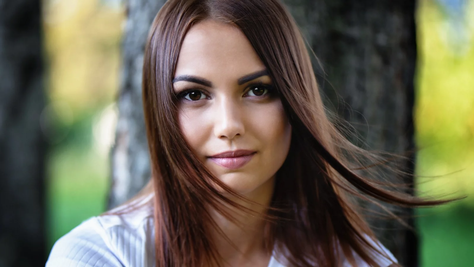 девушка, взгляд красивая