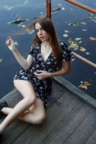 платье, девушка, модель, стройная, милая, милашка, красивая