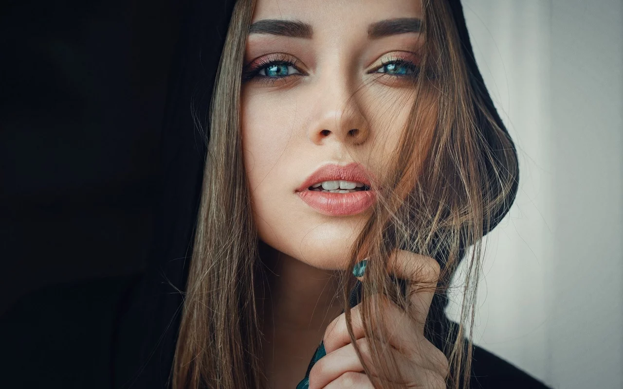 девушка, взгляд, глаза