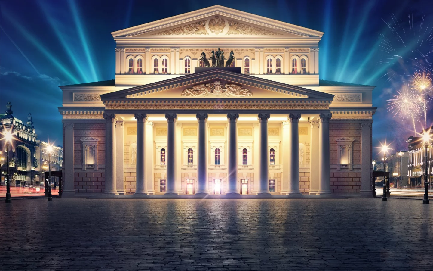 большой театр, москва, россия, архитектура, город