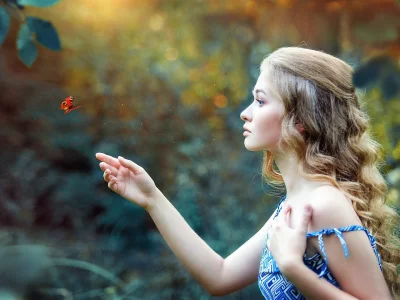 beauty, nature, butterfly, artistic