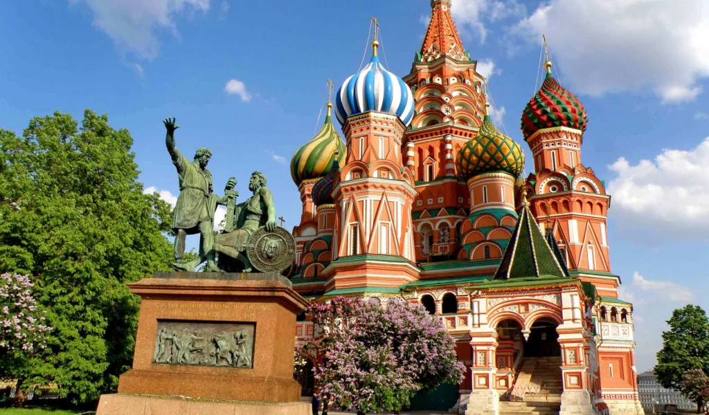 москва, собор василия блаженного, памятник, кирилл и мефодий