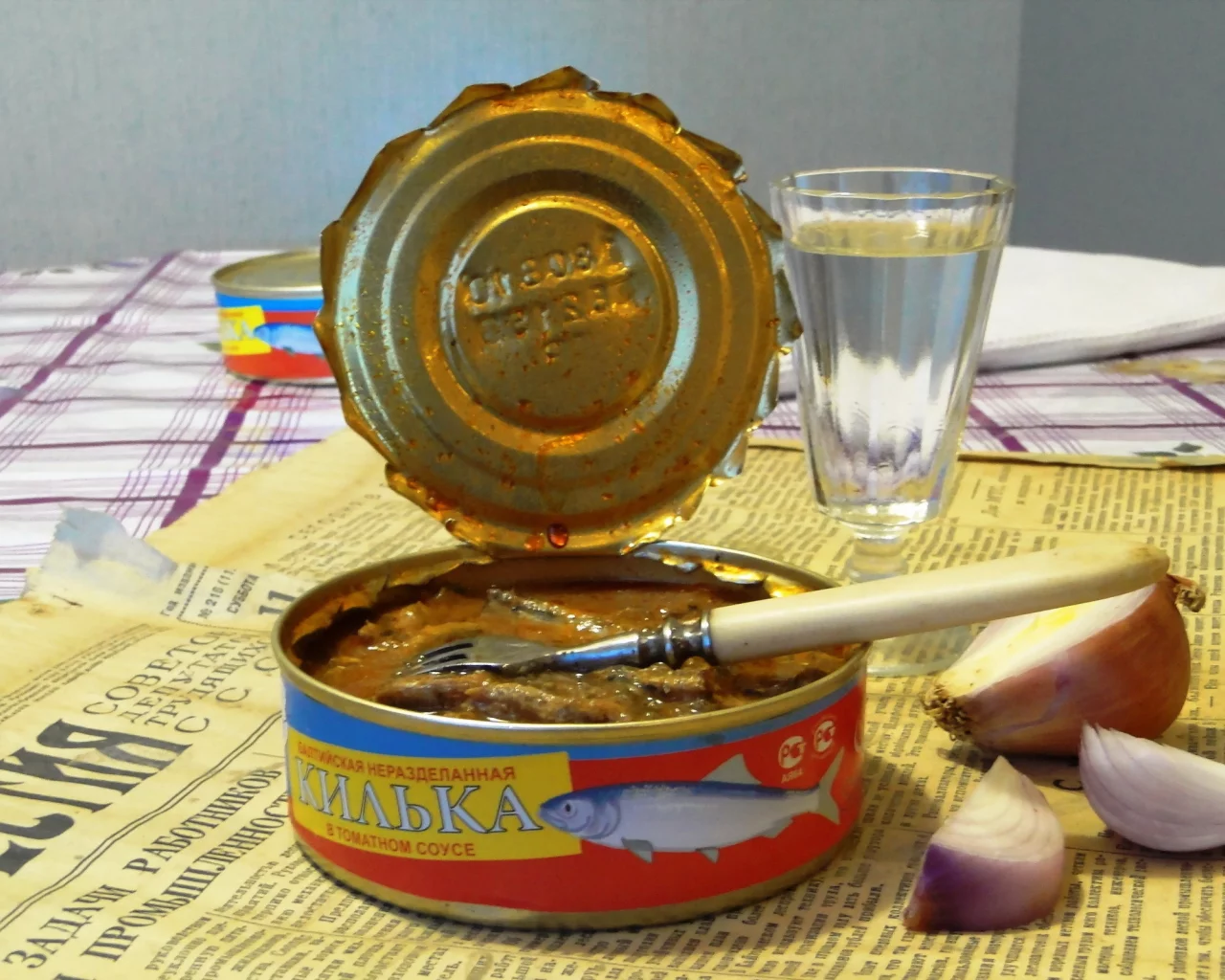 килька, лафитник