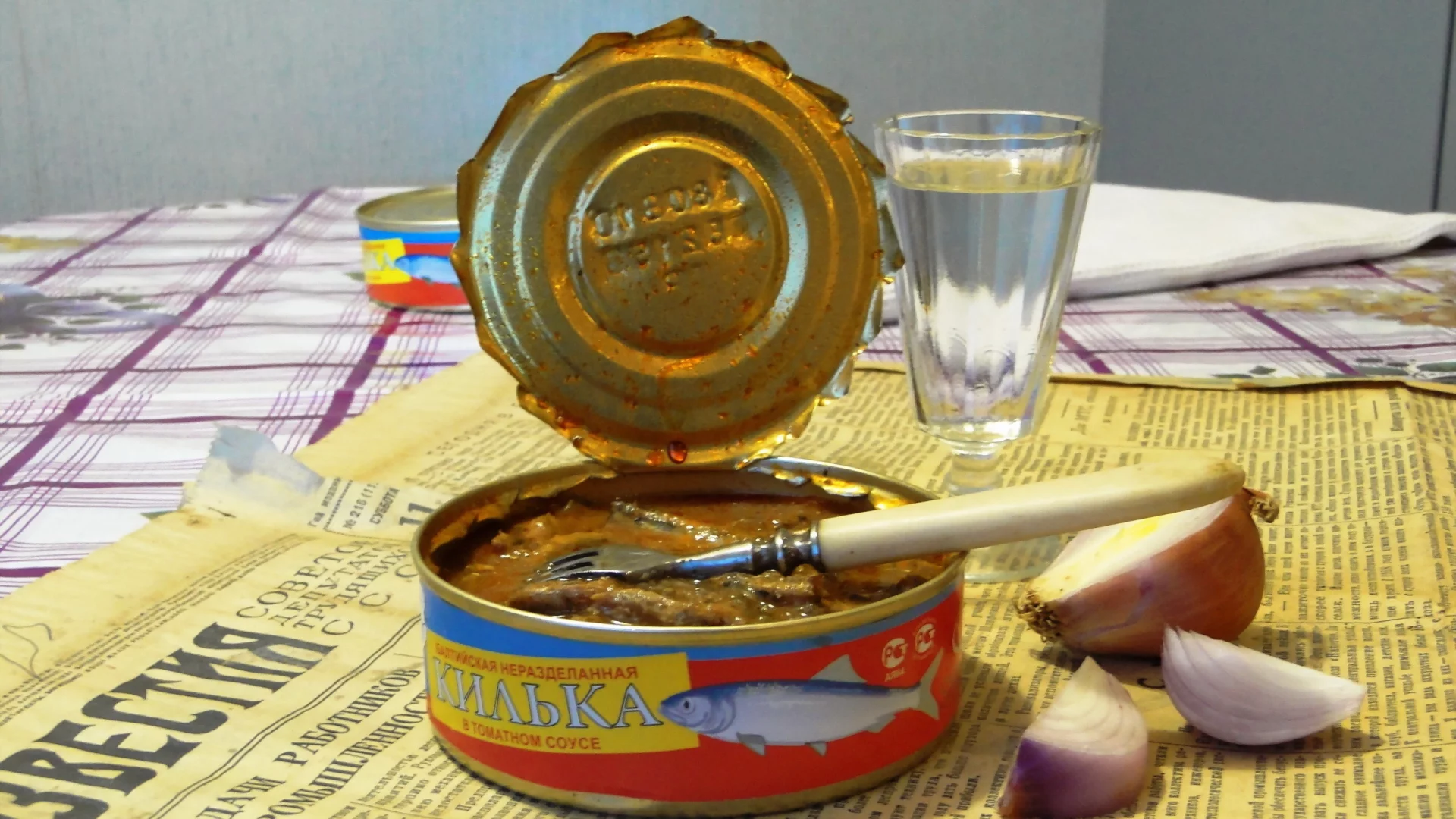 килька, лафитник