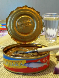 килька, лафитник