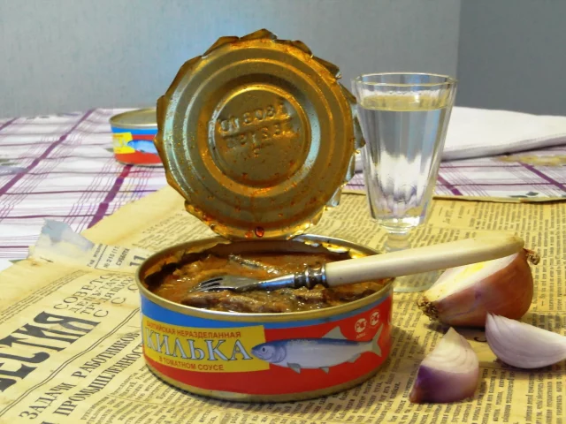 килька, лафитник