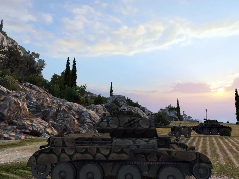 world of tanks, танк, игра, круизер 3, вид сбоку